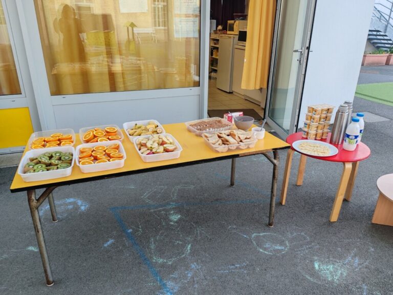 Le petit-déjeuner des TPS/PS et des CM1