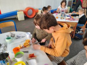 Le petit-déjeuner des TPS/PS et des CM1